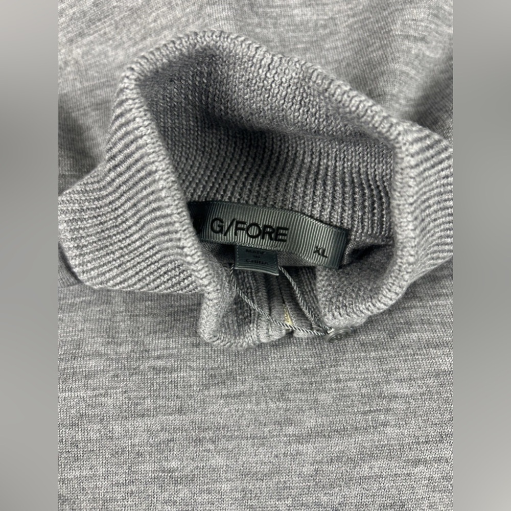 G/FORE G4 Womens Sweater Dress Pocket XL Gray Wool - Picture 6 of 9